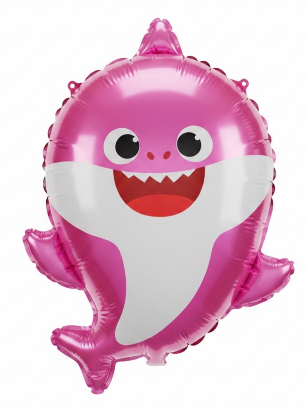 Pink Baby Shark Foil Balloon 11 Pc Bundle Cute Party Decorations